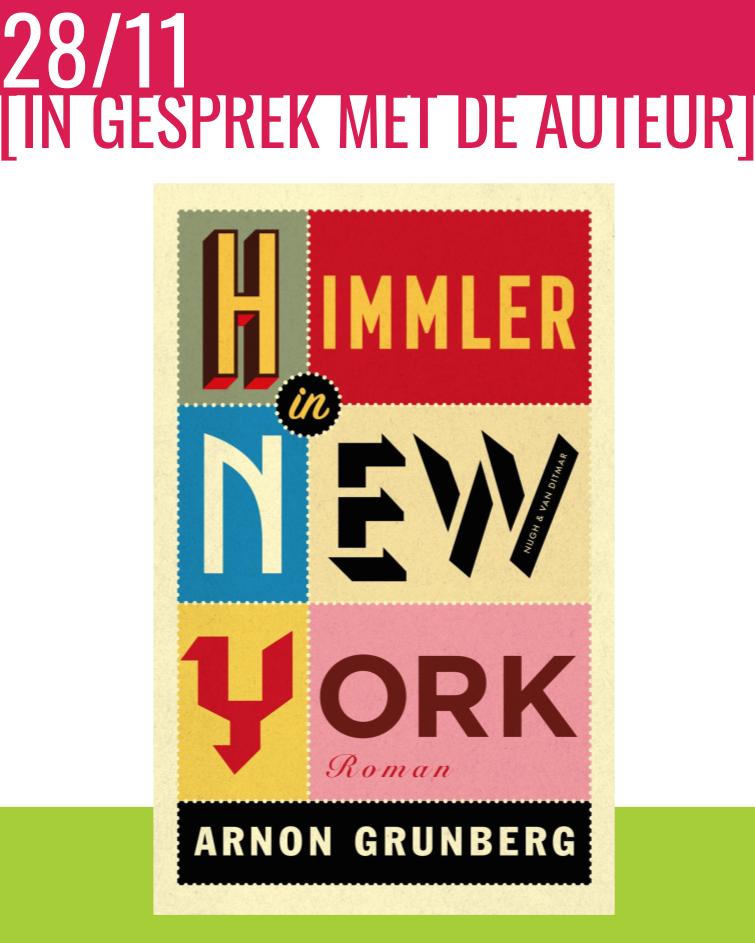 28 november - Arnon Grunberg bij Boekhandel Salvator & De Zondvloed