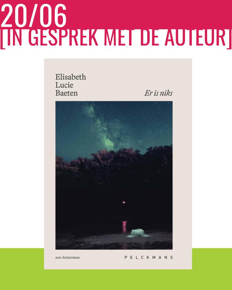 20 juni - Boekvoorstelling met ontbijt over 'Er is niks' in Mechelen